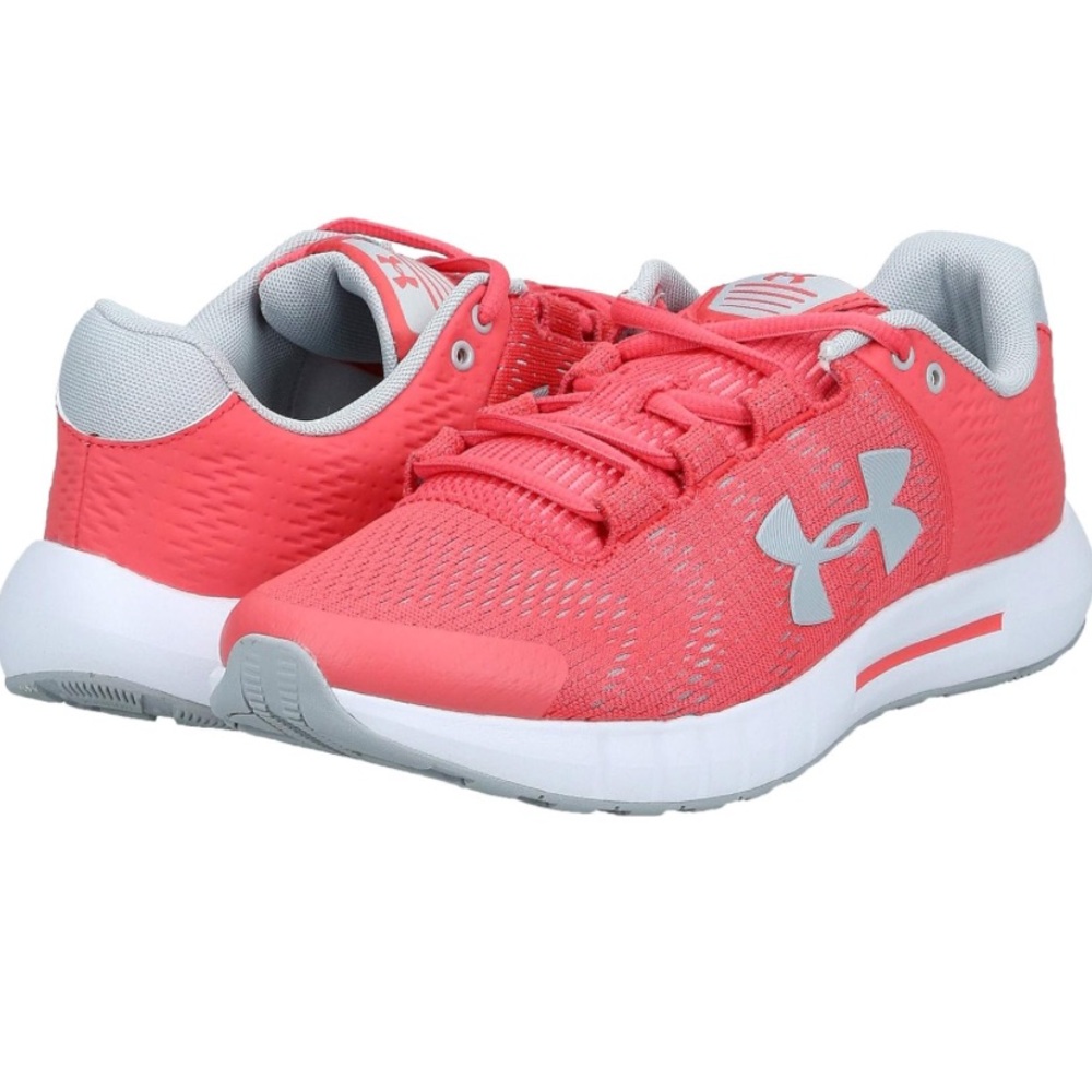 Under Armour Women's Coral and Gray Athletic Shoes Size 8